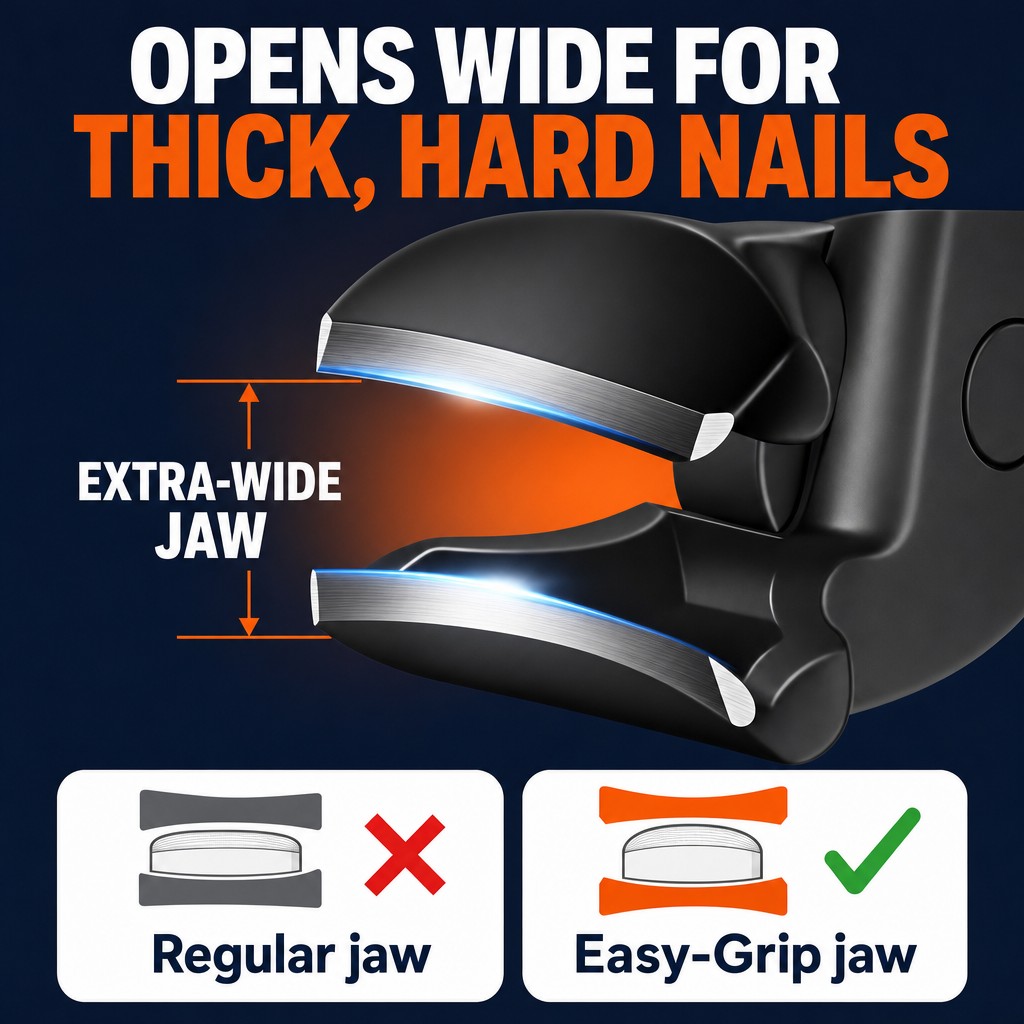 Ergonomic Long Handle Toenail Clippers