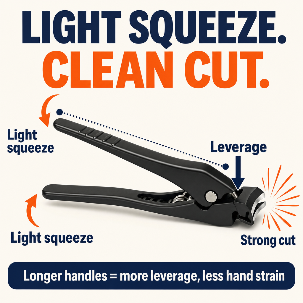 Ergonomic Long Handle Toenail Clippers