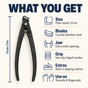 Ergonomic Long Handle Toenail Clippers
